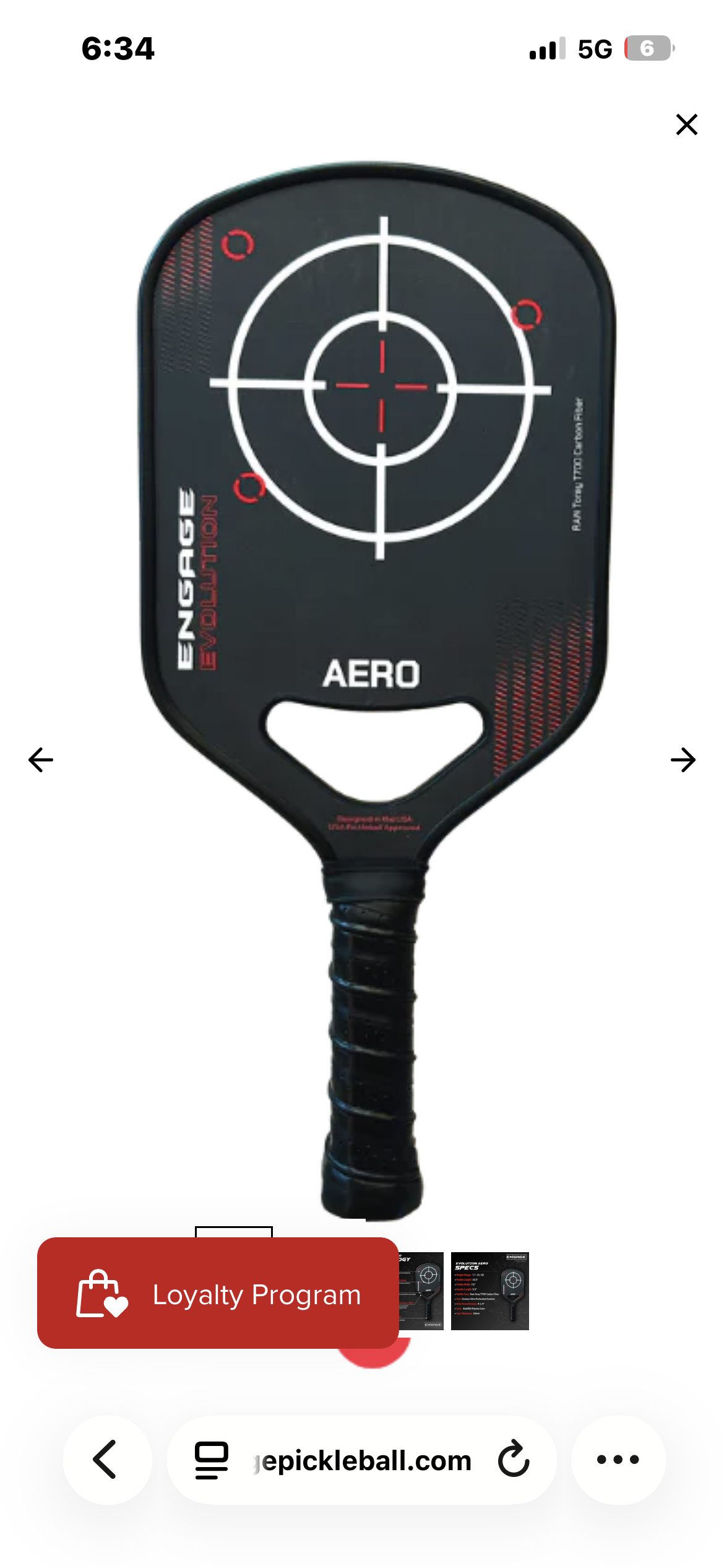 Pickle ball racket